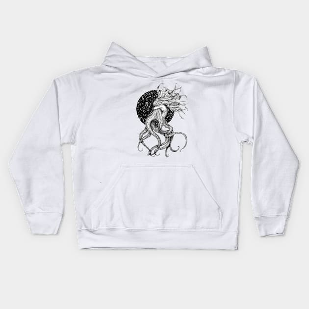 Young Ursula Kids Hoodie by ECMazur